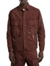 G-star Men's Cotton Button-front Overshirt