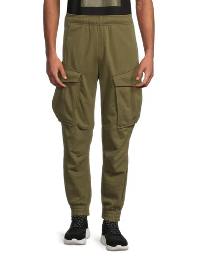 G-star Men's Rovic Elasticized Waist Cotton-blend Joggers In Green