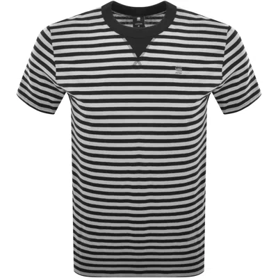 G-star G Star Nifious Striped T Shirt Black