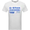 G-star G Star Originals Logo T Shirt White