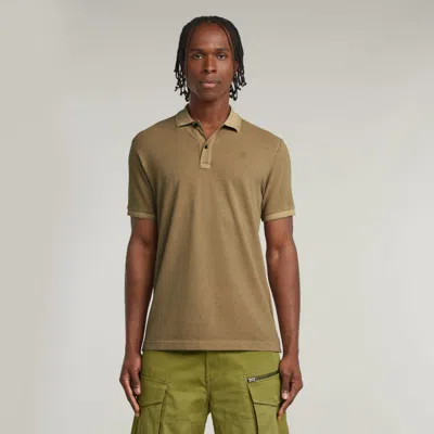 G-star Polo Man  D11595-d756 Dunda Overdyed C805 Safari In Multi