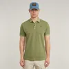 G-star Polo Man  D11595-d756 Dunda Overdyed H031 Mayfly Gd In Green