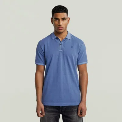 G-star Polo Man  D11595-d756 Dunda Overdyed H177 Dutch Blue In Multi