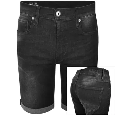 G-star G Star Raw 3301 Denim Shorts Grey