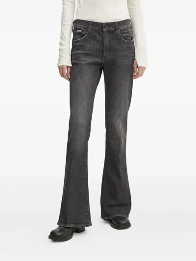 G-star Raw 3301 Flared Jeans In Black
