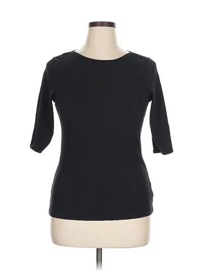 Pre-owned G-star Raw 3/4 Sleeve Top Black Boatneck Tops