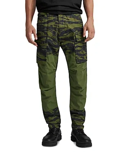 G-star Raw 3d Regular Fit Tapered Cargo Pants In Shadow Olive