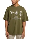 G-star Raw Archive Boxy Tee In Shadow Olive