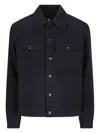 G-star Raw Button-fly Jacket In Blue