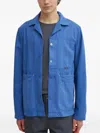 G-star Raw Buttoned Jacket In Blue