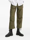 G-star Raw Cargo Cropped Trousers In Green