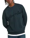 G-star Raw Men's Chenille Script Logo Sweatshirt In Legion Blue