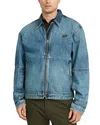 G-star Raw Coach Regular Fit Long Pocket Denim Jacket In Vintage Dewdrop