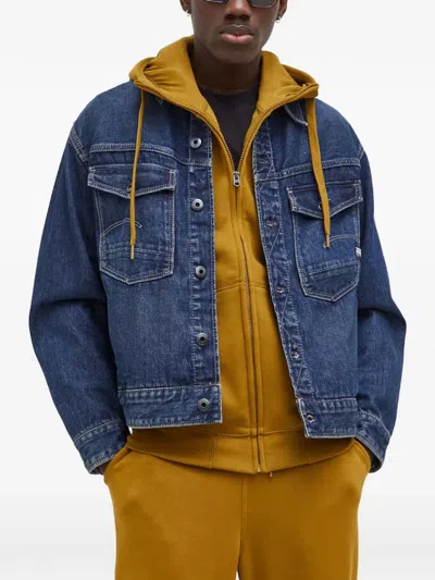 G-star Raw Dakota Chest-pocket Jacket In Blue