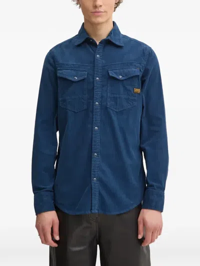 G-star Raw Dakota Corduroy Shirt In Blue