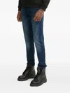 G-star Raw Detailed-pockets Slim-feat Jeans In Blue