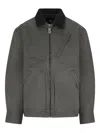G-star Raw Duty Corduroy-collar Trucker Jacket In Gray