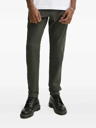 G-star Raw Elastic-cuff Trousers In Green