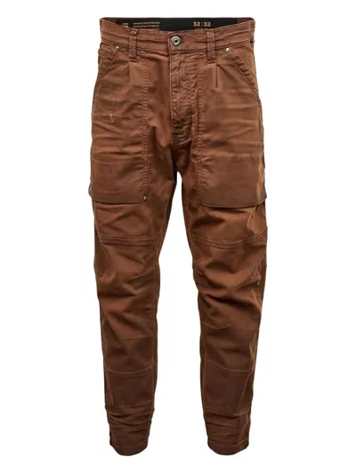G-STAR RAW FADED COGNAC SKIN JEANS LOOSE LEG MODEL