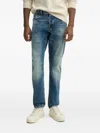 G-star Raw Faded-effect Regular Jeans In Blue