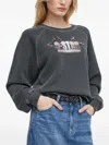 G-star Raw Flame-logo Sweatshirt In Gray
