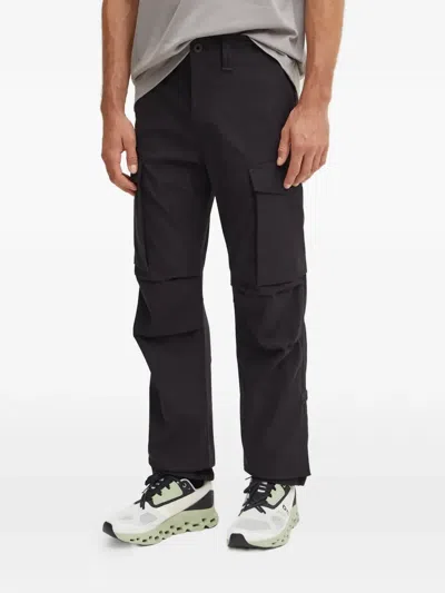 G-star Raw Flap-pocket Cargo Pants In Black