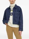 G-star Raw Flap-pocket Denim Jacket In Blue