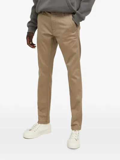 G-star Raw Flat Trousers In Neutral