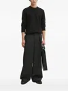 G-star Raw Geometric-pattern Crew-neck Jumper In Black