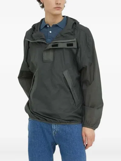 G-star Raw Grid-pattern Hooded Jacket In Black