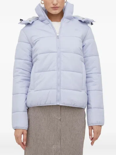 G-star Raw Hooded Padded Jacket In Blue