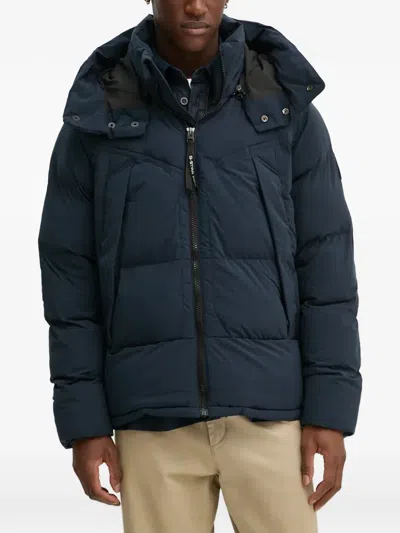 G-star Raw Hooded Padded Jacket In Blue