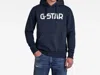 G-star Raw Hooded Sweatshirt In Blue Navy