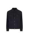 G-star Raw Button-fly Jacket In Blue