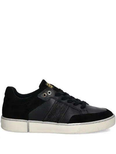 G-star Raw Leather Low-top Sneakers In Black