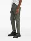 G-star Raw Logo-embroidered Trousers In Green