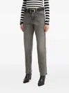 G-star Raw Logo-patch Jeans In Gray