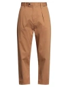 G-star Raw Man Pants Camel Size 33w-30l Cotton In Neutral