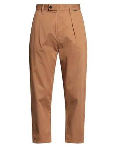 G-star Raw Man Pants Camel Size 33w-30l Cotton In Neutral