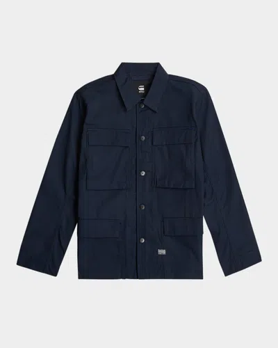 G-star Raw Men's 4-pocket Overshirt In Salute