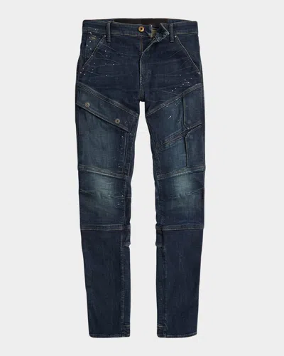 G-star Raw Men's Airblaze 3d Skinny Jeans In Antique Painted Cosm
