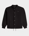 G-star Raw Men's Coach Snap-front Sweater Jacket In Dk Black
