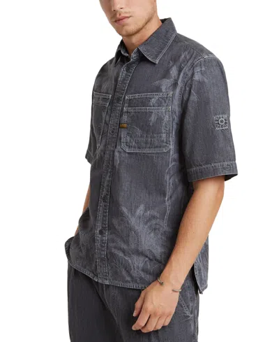 G-star Raw Men's Double-pocket Shirt In Faded Acer