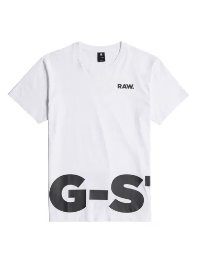 G-star Raw Men's Gig G Crewneck T-shirt In White