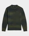 G-star Raw Men's Gradient Stripe Sweater In Dk Moss Gradient