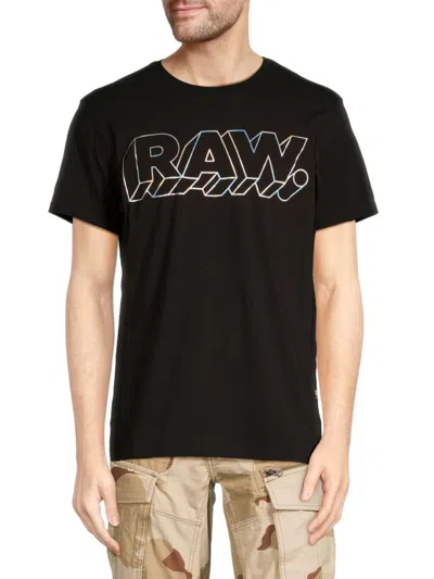 G-star Raw Men's Holographic Logo T-shirt In Black