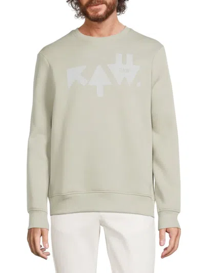 G-star Raw Men's Logo Sweatshirt In Grey