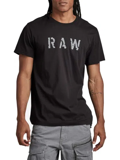 G-star Raw Men's Logo Tee In Black