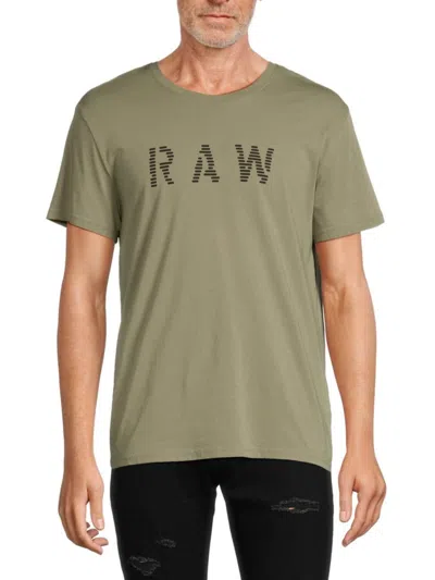G-star Raw Men's Logo Tee In Green