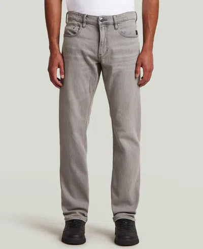 G-star Raw Men's Mosa Mid-waist Straight-fit Jeans In Gray